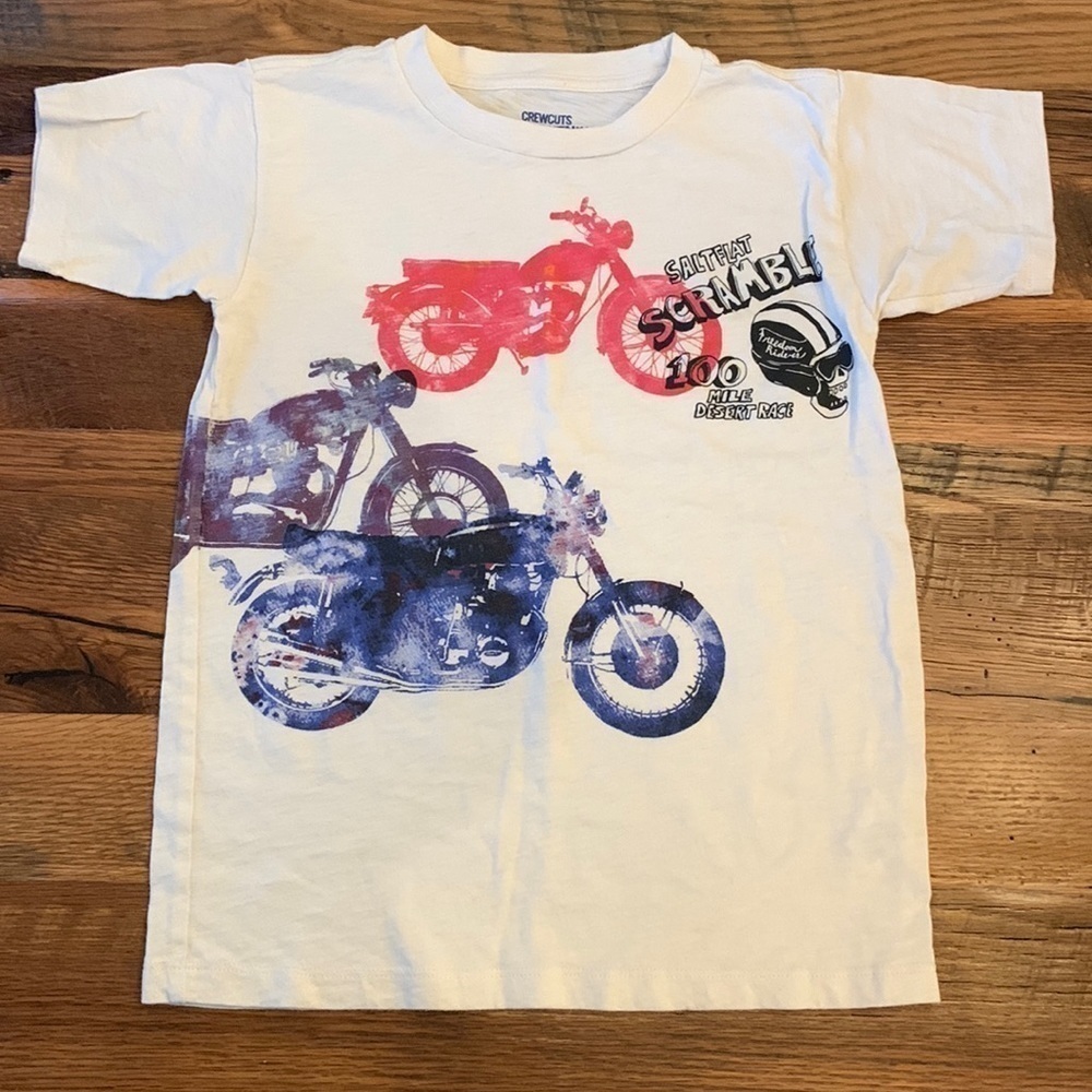 Crewcuts Motorcycle graphic tee freedom riders 🏍✨